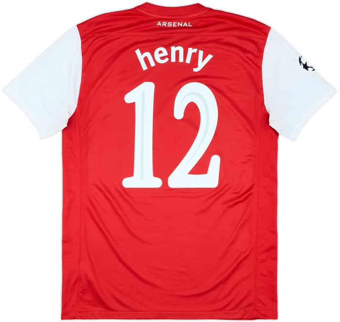 2011-12 Arsenal Home Shirt Henry #12 - 5/10 - (M)