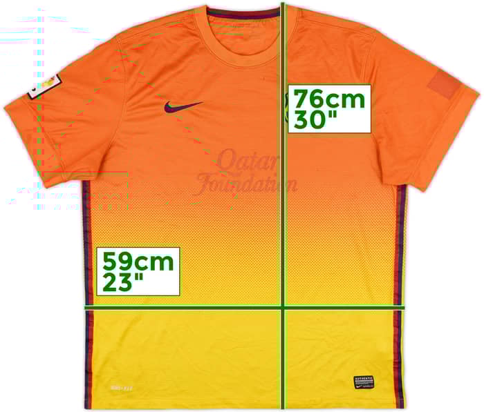 2012-13 Barcelona Away Shirt - 4/10 - (XL)