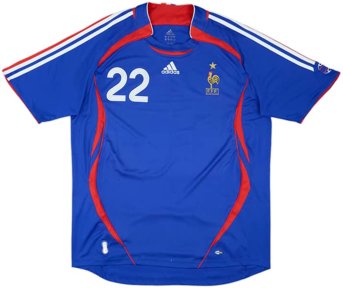 2006-07 France Home Shirt Ribery #22 - 6/10 - (XL)