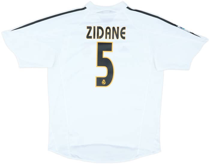 2004-05 Real Madrid Home Shirt Zidane #5 - 10/10 - (L)