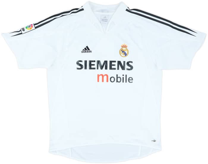2004-05 Real Madrid Home Shirt Zidane #5 - 10/10 - (L)