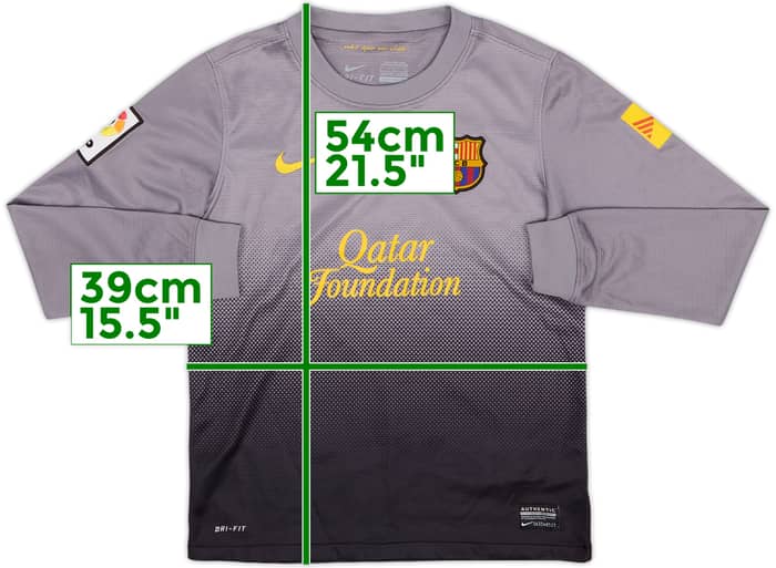 2012-13 Barcelona GK Shirt - 6/10 - (S.Boys)