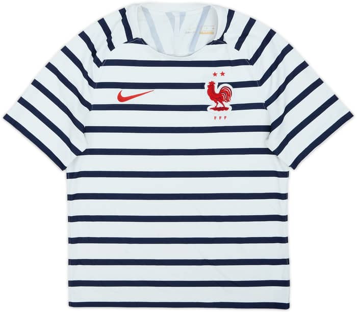 2018-19 France Nike Training Shirt - 5/10 - (L.Boys)