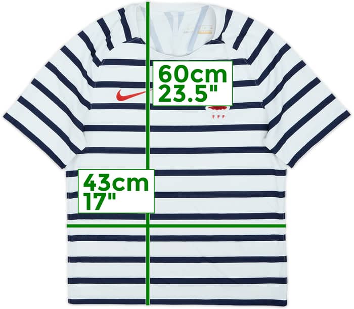 2018-19 France Nike Training Shirt - 5/10 - (L.Boys)