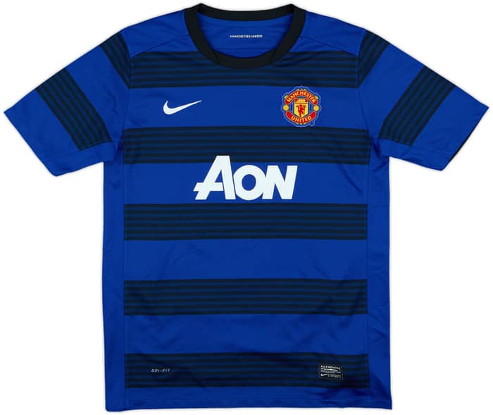 2011-13 Manchester United Away Shirt Berbatov #9 - 7/10 - (XL.Boys)