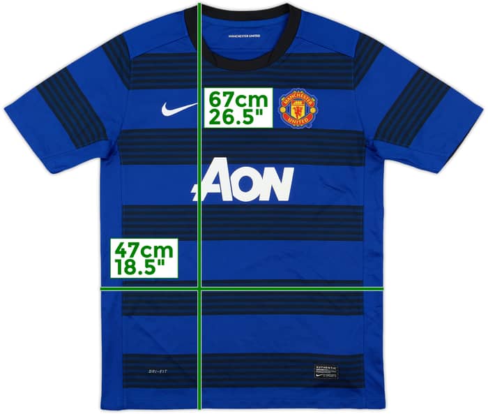 2011-13 Manchester United Away Shirt - 6/10 - (XL.Boys)