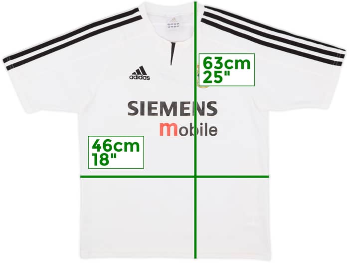 2003-04 Real Madrid Home Shirt - 7/10 - (L.Boys)