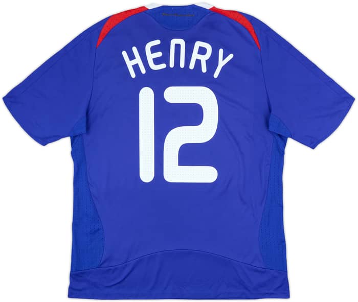 2007-08 France Home Shirt Henry #12 - 7/10 - (L)