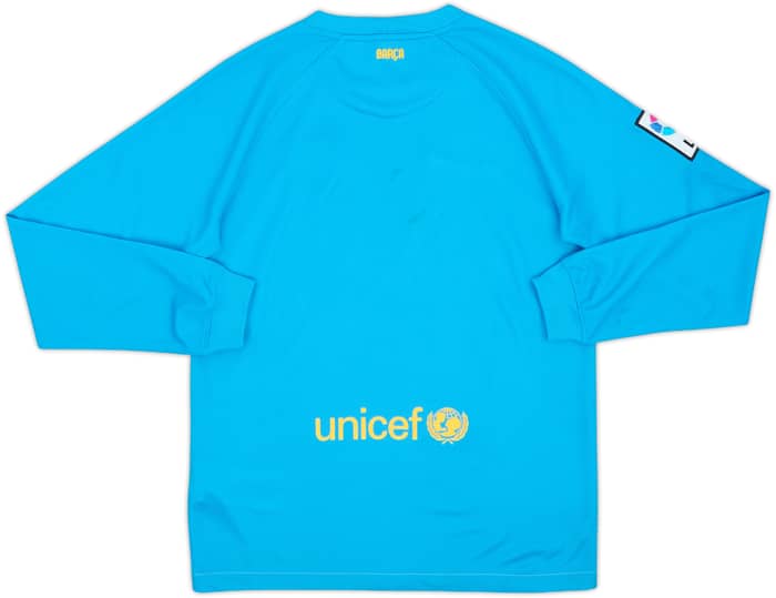 2014-15 Barcelona GK Shirt - 7/10 - (M.Boys)