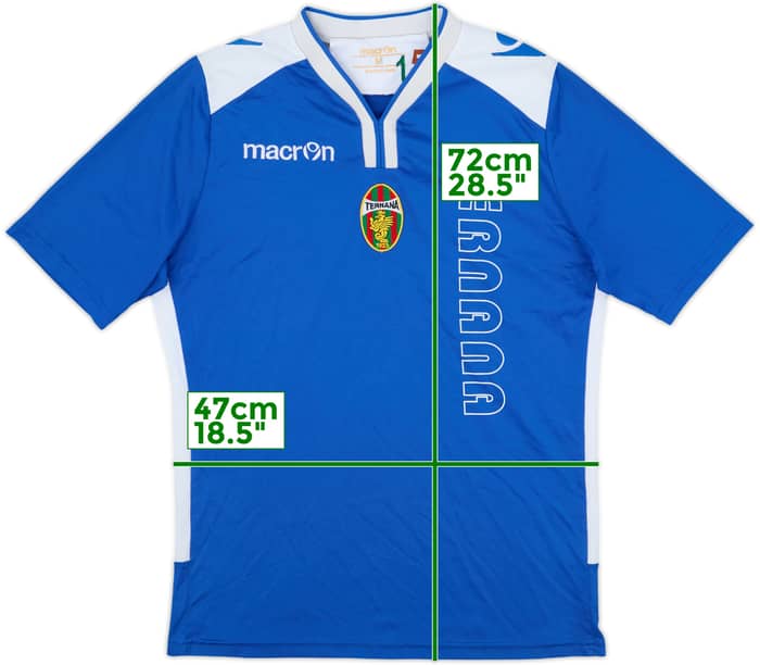 2017-18 Ternana Macron Player Issue Training Shirt - 8/10 - (M)