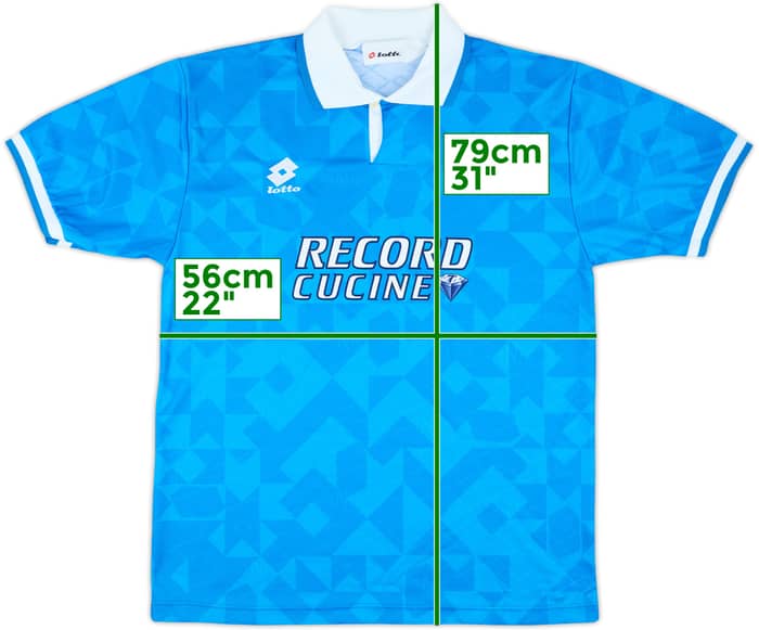 1994-96 Napoli Match Issue Home Shirt #7
