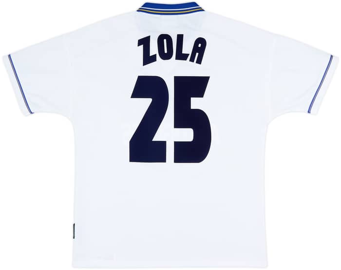 1998-00 Chelsea Away Shirt Zola #25 - 8/10 - (L)