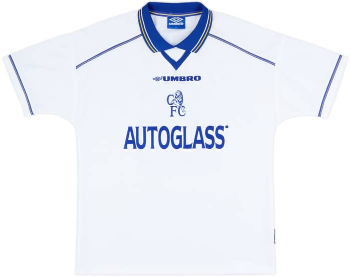 1998-00 Chelsea Away Shirt Zola #25 - 8/10 - (L)