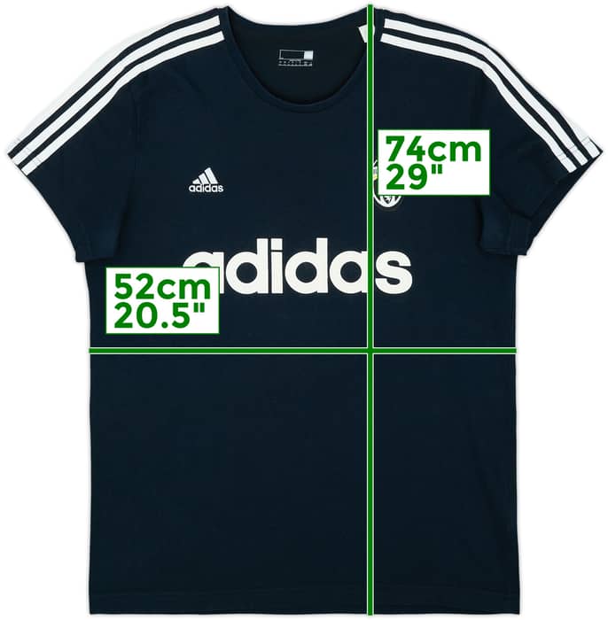 2015-16 Juventus adidas Cotton Tee - 8/10 - (L)