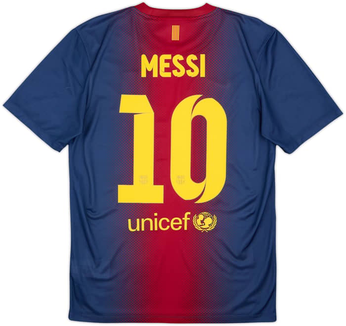 2012-13 Barcelona Basic Home Shirt Messi #10 - 5/10 - (S)