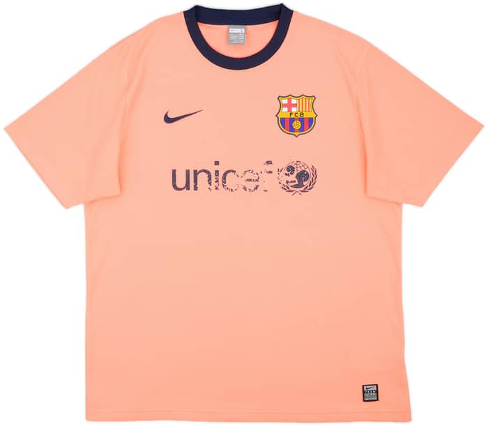 2009-10 Barcelona Basic Away Shirt - 4/10 - (L)