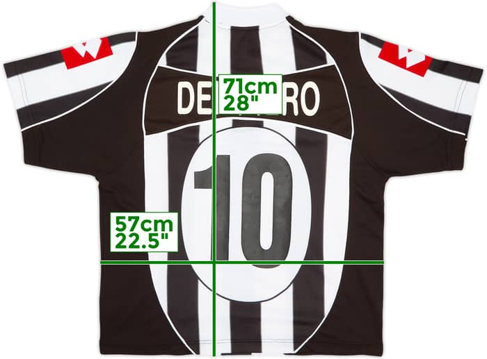 2002-03 Juventus Home Shirt Del Piero #10 - 9/10 - (M)