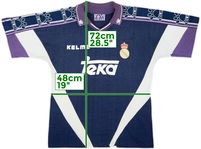 Camiseta de algodón Kelme del Real Madrid 1994-95 - 6/10 - (L)