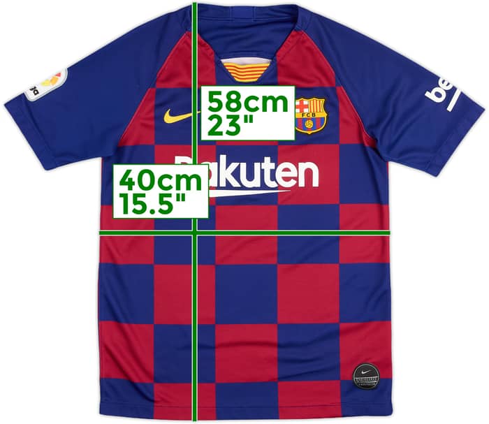 2019-20 Barcelona Home Shirt - 8/10 - (13-14 Years)