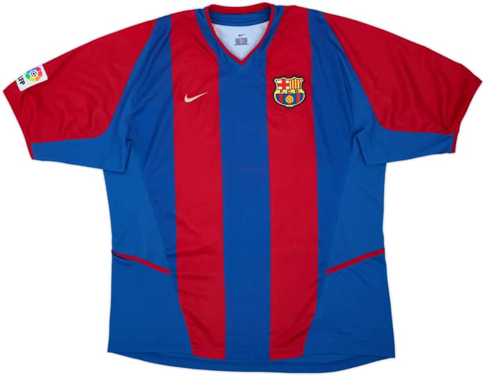 2002-03 Barcelona Camiseta Local Riquelme #10 - 8/10 - (XL)