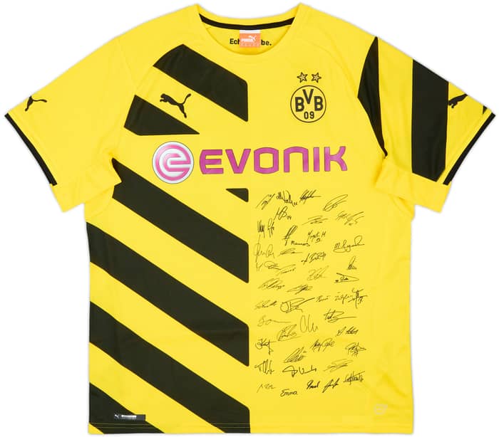2014-15 Borussia Dortmund 'Signed' Home Shirt Hummels #15 - 8/10 - (XL)