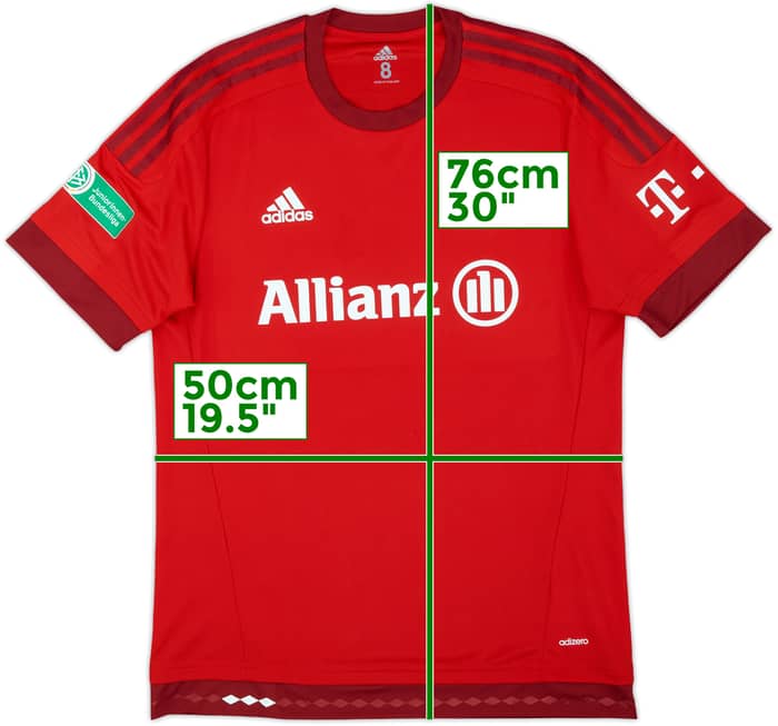 2015-16 Bayern Munich Women's Player Issue Home Shirt - 8/10 - (Men's L)