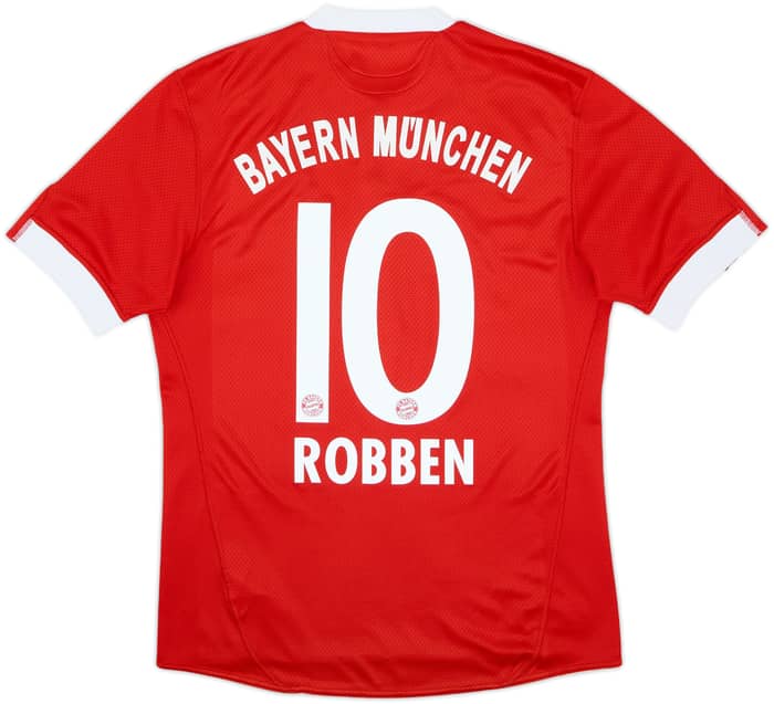 2009-10 Bayern Munich Home Shirt Robben #10 - 8/10 - (M)