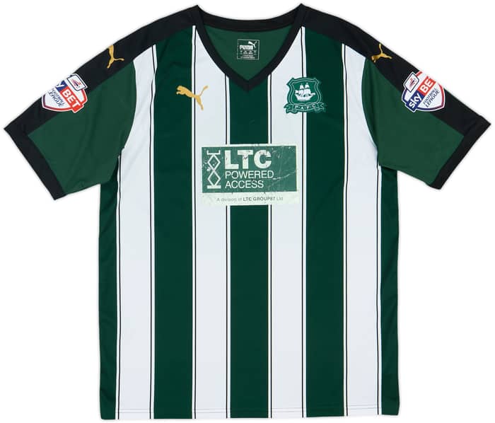 2015-16 Plymouth Argyle Home Shirt Reid #9 - 6/10 - (L)
