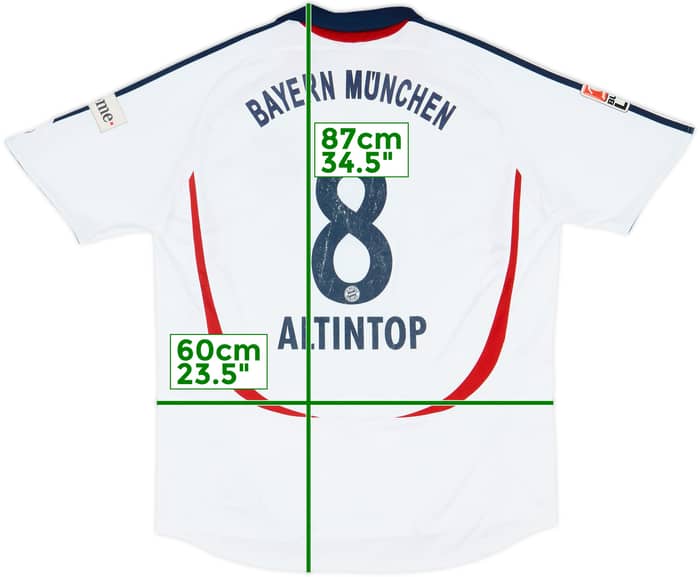 2006-07 Bayern Munich Away Shirt Altintop #8 - 6/10 - (XXL)