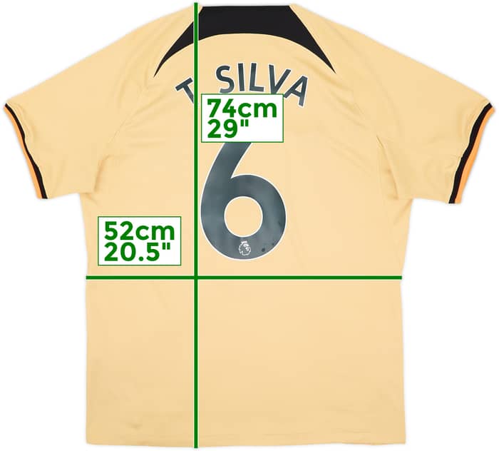2022-23 Chelsea Third Shirt T.Silva #6 - 8/10 - (L)