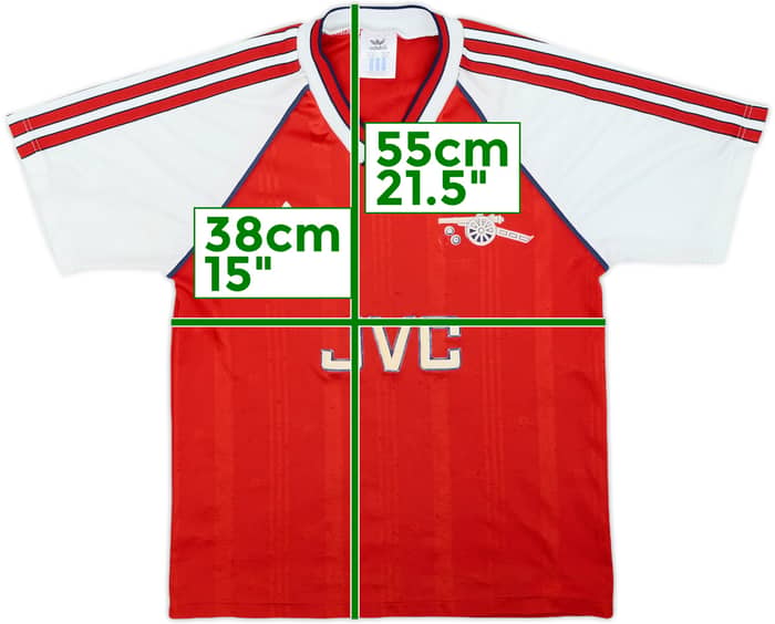 1988-90 Arsenal Home Shirt - 7/10 - (L.Boys)