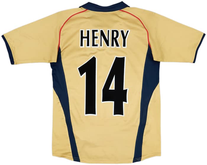 2001-02 Arsenal Away Shirt Henry #14 - 8/10 - (14-15 Years)