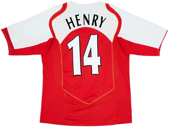 2004-05 Arsenal Home Shirt Henry #14 - 8/10 - (L)