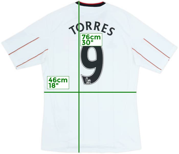 2010-11 Liverpool Away Shirt Torres #9 - 6/10 - (S)