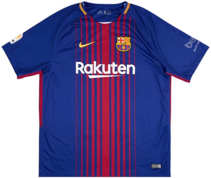 2017-18 Barcelona Home Shirt - 5/10 - (XL)