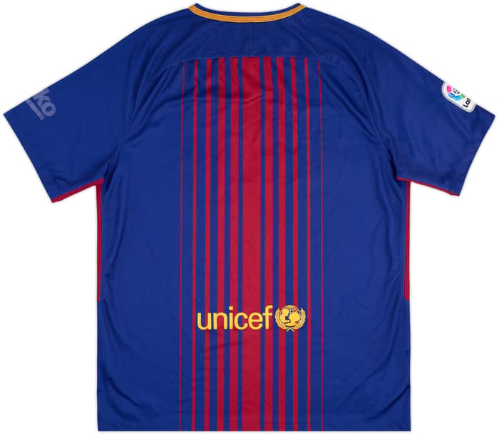 2017-18 Barcelona Home Shirt - 5/10 - (XL)