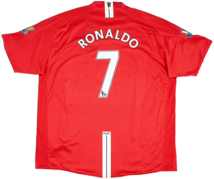 2007-09 Manchester United Home Shirt Ronaldo #7 - 10/10 - (3XL)
