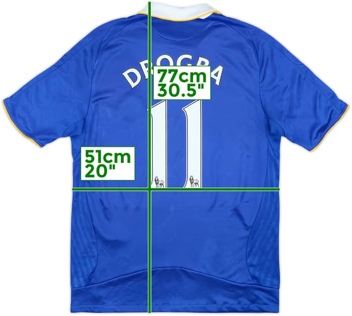 2008-09 Chelsea Home Shirt Drogba #11 - 6/10 - (M)