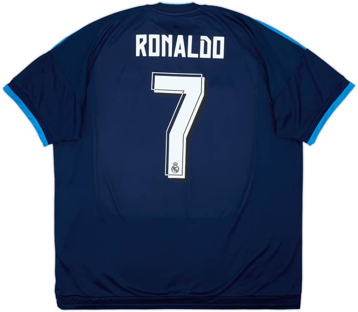 2015-16 Real Madrid Third Shirt Ronaldo #7 - 8/10 - (XL)