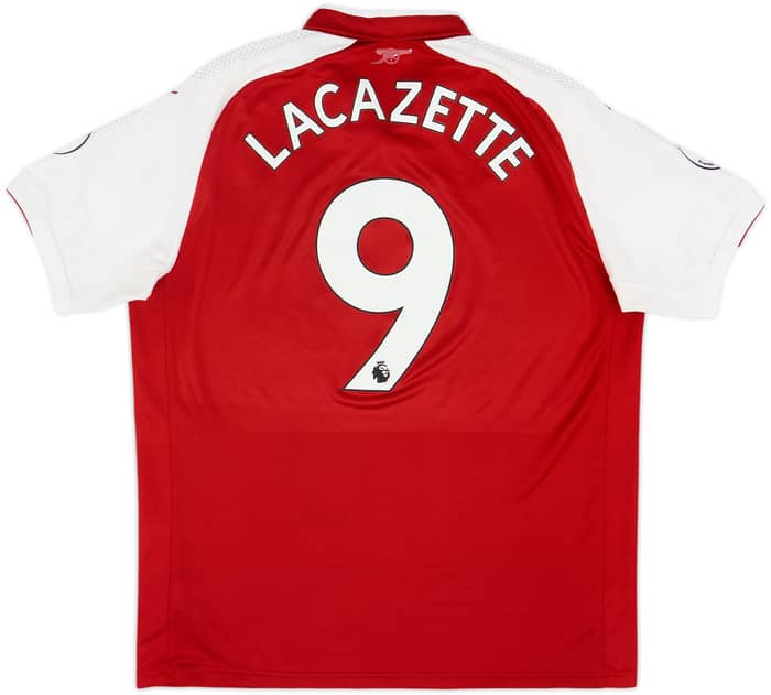 2017-18 Arsenal Home Shirt Lacazette #9 - 7/10 - (L)