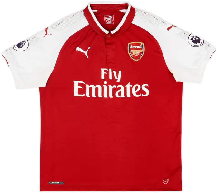 2017-18 Arsenal Home Shirt Lacazette #9 - 7/10 - (L)