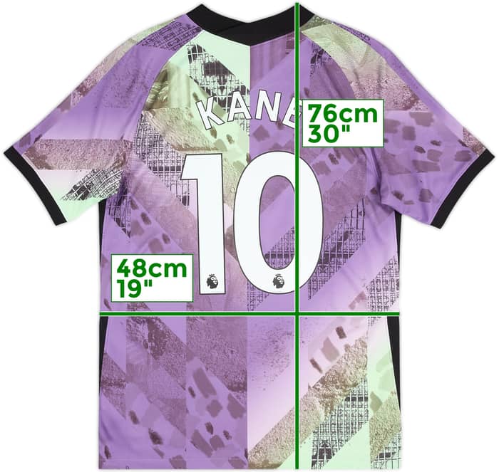 2021-22 Tottenham Third Shirt Kane #10 - 10/10 - (M)