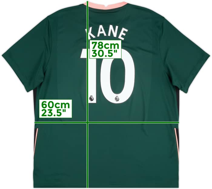 2020-21 Tottenham Away Shirt Kane #10 - 8/10 - (XXL)