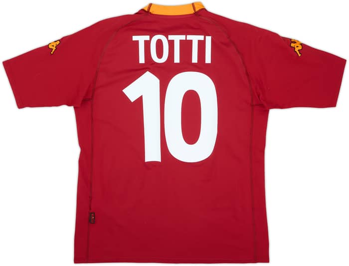 Camiseta de local de la Roma 2000-01 Totti #10 - 6/10 - (XL)