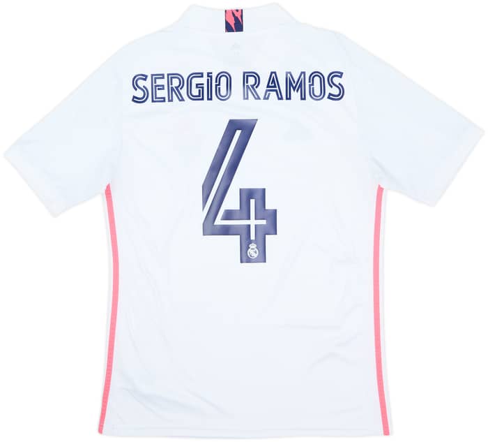 2020-21 Real Madrid Home Shirt Sergio Ramos #4 - 10/10 - (M)