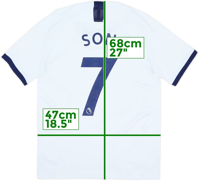 2019-20 Tottenham Home Shirt Son #7 - 8/10 - (S)