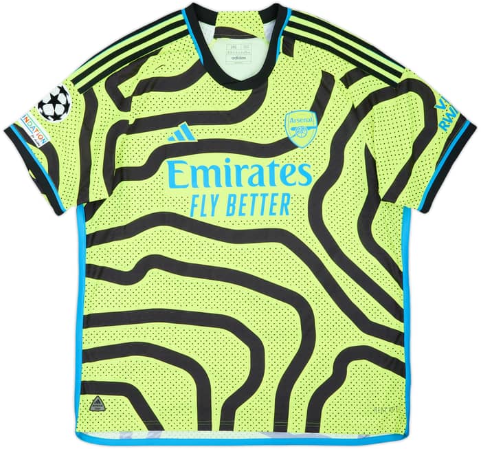2023-24 Arsenal Authentic Away Shirt Rice #41 - 10/10 - (XXL)