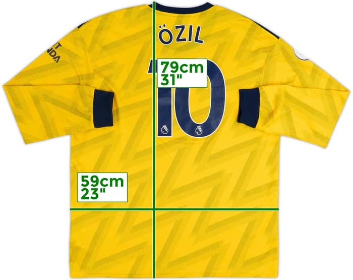 2019-20 Arsenal Away L/S Shirt Ozil #10 - 9/10 - (XL)