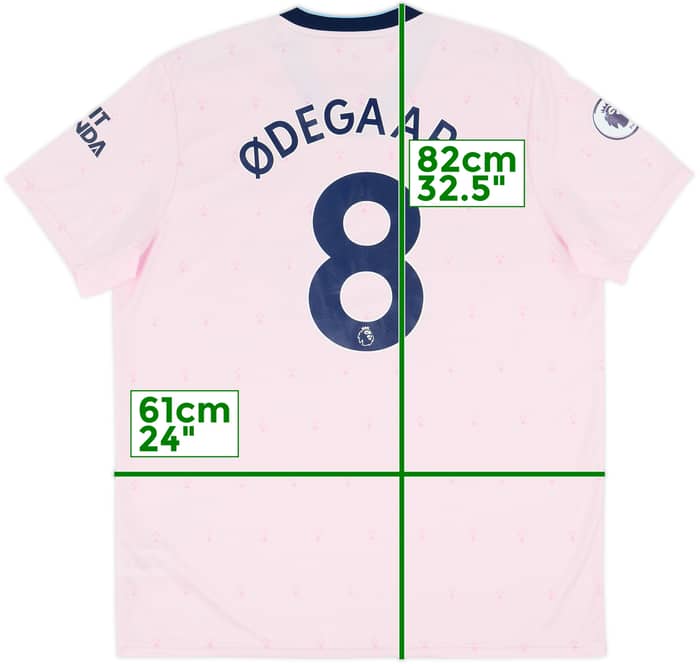 2022-23 Arsenal Third Shirt Odegaard #8 - 9/10 - (XL)