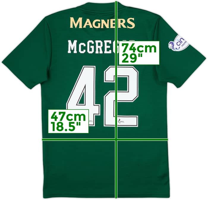 2021-22 Celtic Away Shirt McGregor #42 - 6/10 - (S)